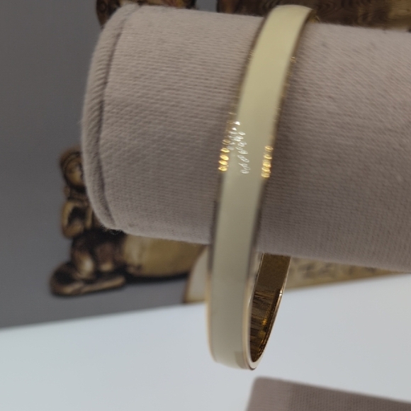 J. Crew Cream, Gold and Red Enamel Bracelets Bundle - Picture 5 of 7